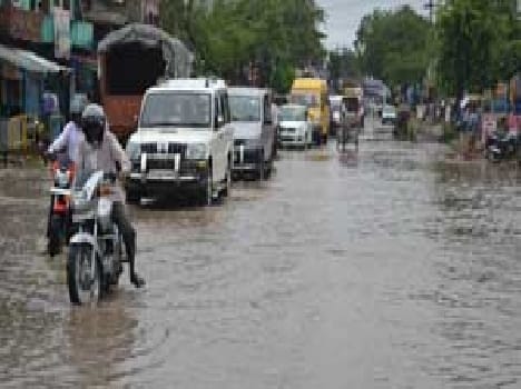 Many low lying areas filled water , trouble