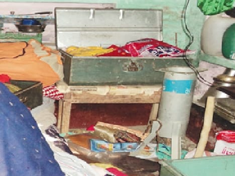 Four homes theft