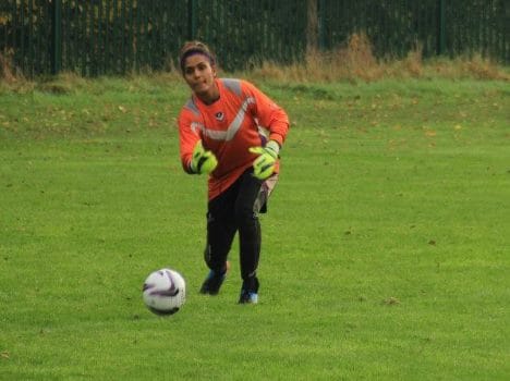 indian football player aditi chauhan will play in UK