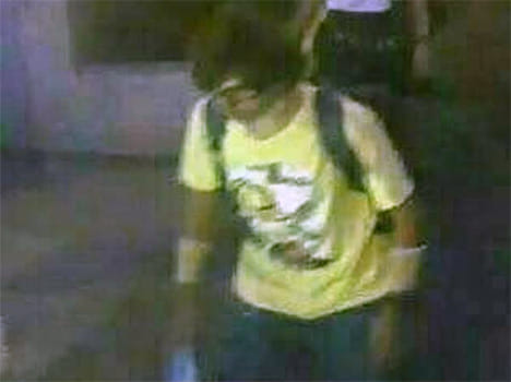 police have released two images of the bomb attack suspect