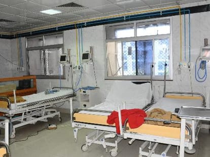 Strike in Ram manohar lohia hospital.