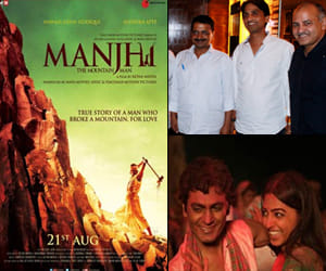 Kejriwal watching the film before release 'MANJHI'