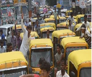 auto driver strike starts in jammu for 5 oct