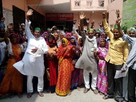  Farmers' union, the villagers raised issues