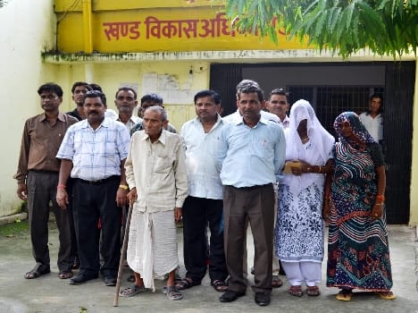 Bramaldev villagers The display on the block