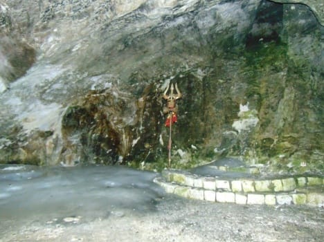 shiv lingam melted due to risen temperature 
