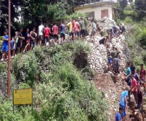 nim trainee youth make way in hill area.