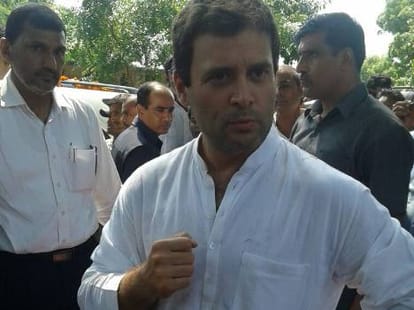 rahul gandhi save a life