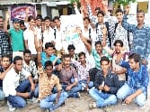Human Student Committee Workers demonstrated