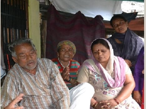 people left houses in the horror of sliding
