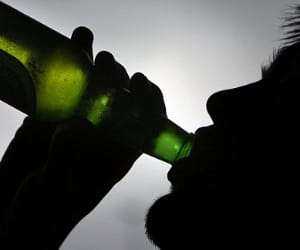 student drink beer in school in roorkee.