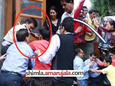six students suspended in sanjauli college clash.