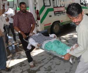 blast in a house at bilaspur, five injured.