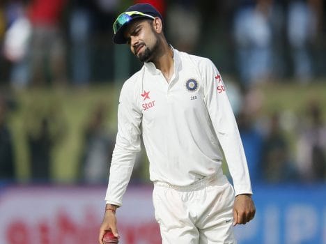 virat kohli out from icc top 10 test batsman list