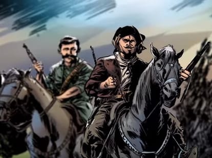 Sholay influence animation, comic and advertisement media