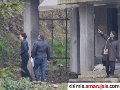 priyanka gandhi owned another land at shimla.