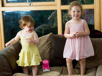 Girl, 2, eats everything she can see - including TOILET BRUSHES - due to rare condition