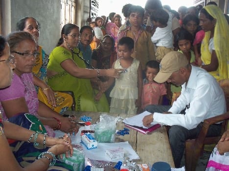 The health of the children tested, medicines distributed