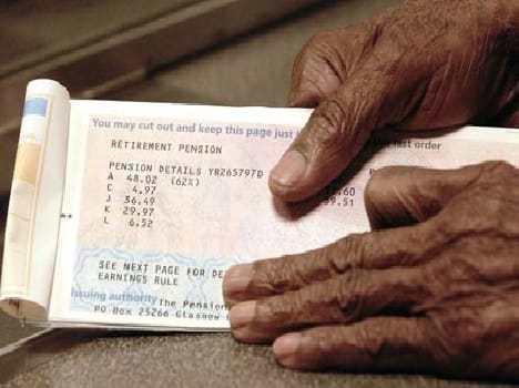 512 elderly on pension risk