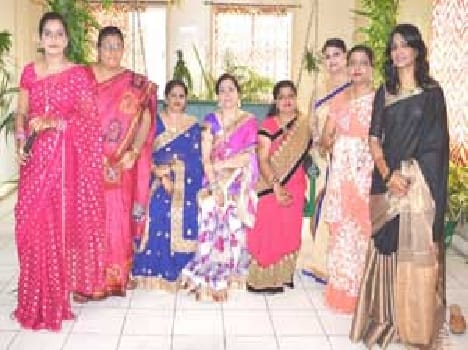 Catwalk by women in various costumes