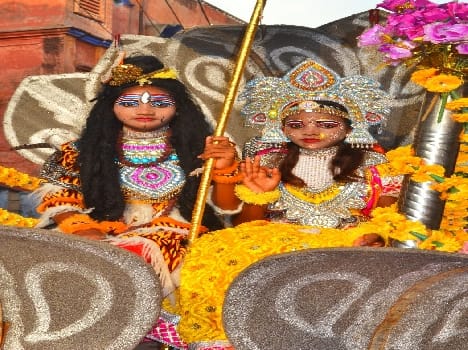 The city derived procession of Shiva