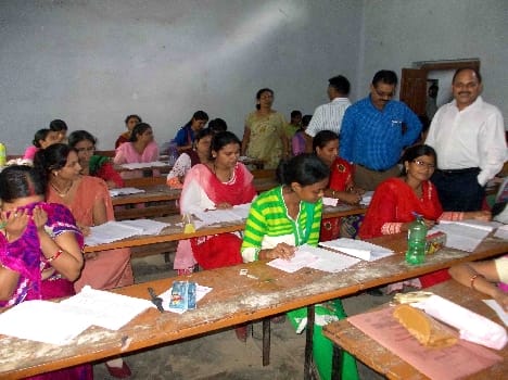 The exam to become a teacher