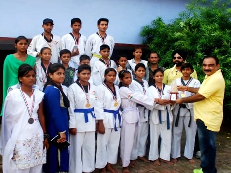 Taekwondo players Only nine gold medals