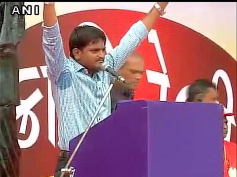 hardik patel give threat for rajkot one day match