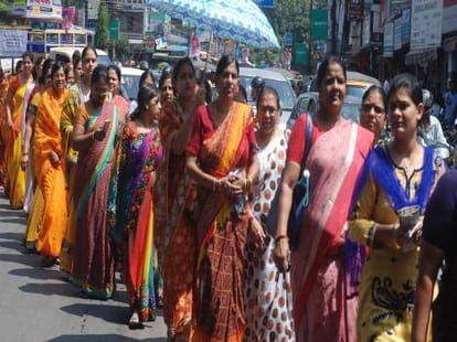 jain people organize rally in favor of santhara.