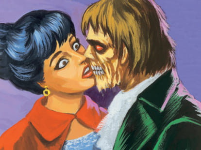 staring at each others eyes causes brain illusion