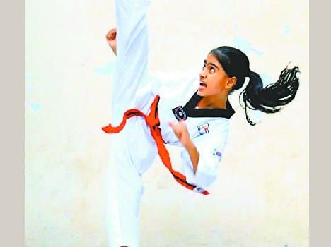 chandigarh golden girl ishita selected for national taiquando team