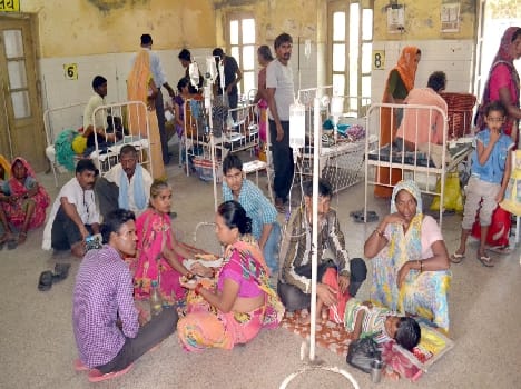 Growing district of meningitis outbreak