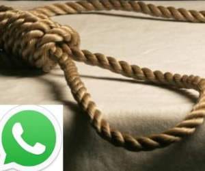 a person commit suicide after whatsapp hacking.