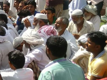 Punchyat decision in mewat to beat by shoe and paint in black