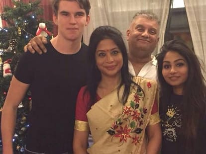 indrani mukharjee had fallen in love in her early age and run away from home