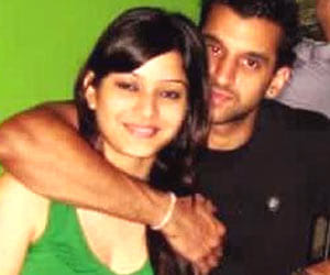Sheena bora came dehradun with boyfriend rahul mukharjee.