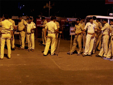 Army deployed in Ahmedabad after 13 years