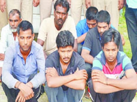 seven hunter catch police