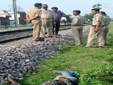 Slip man killed by train