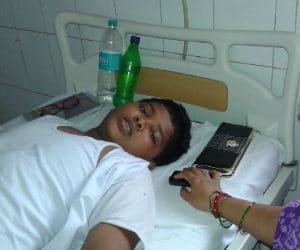 students get punishment of cutting grass in school