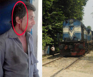 gateman beaten by police