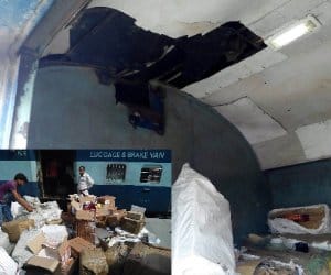 Theft continues in Pushpak Express.