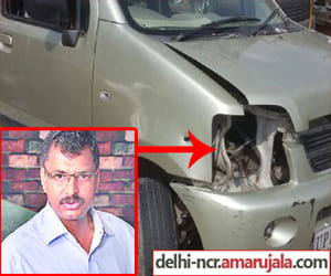 up police inspector saved a man in noida