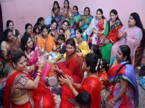 Beating drums all the women twirled