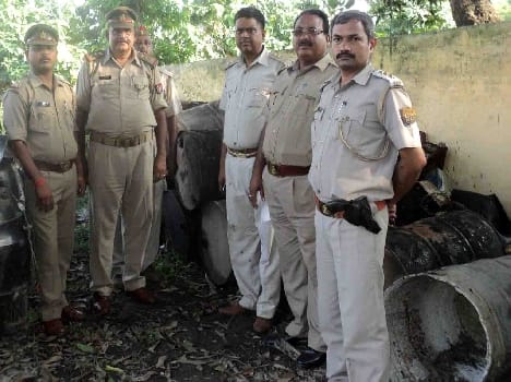 350 liters of alcohol and 20 furnaces caught