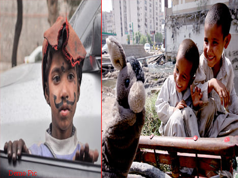 Why do not arrest the children working in TV serials.