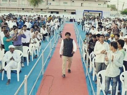 hardik patel organise a rally in lucknow