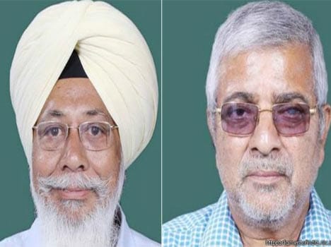 aap suspends two mp from punjab