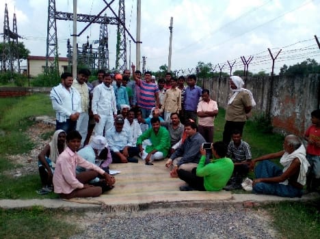Congress workers agitation 