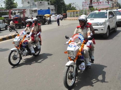 women police station open, a men injured his wife same day